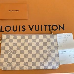 Rose ballerine Neverfull Pouchette